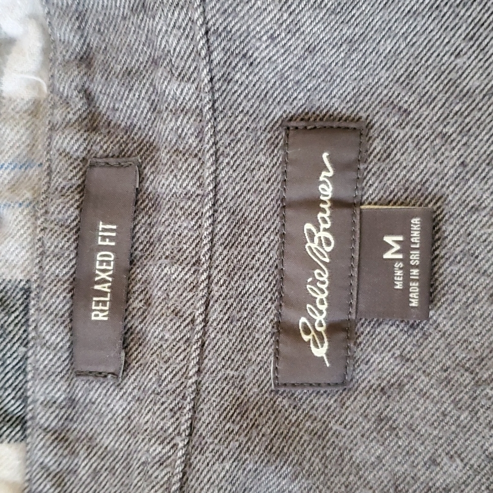 Eddie Bauer Flannel Shirt M - Picture 6 of 6